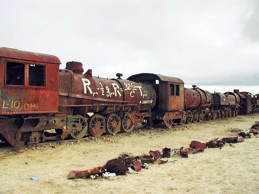 Train Graveyard. Uyuni, Bolivia