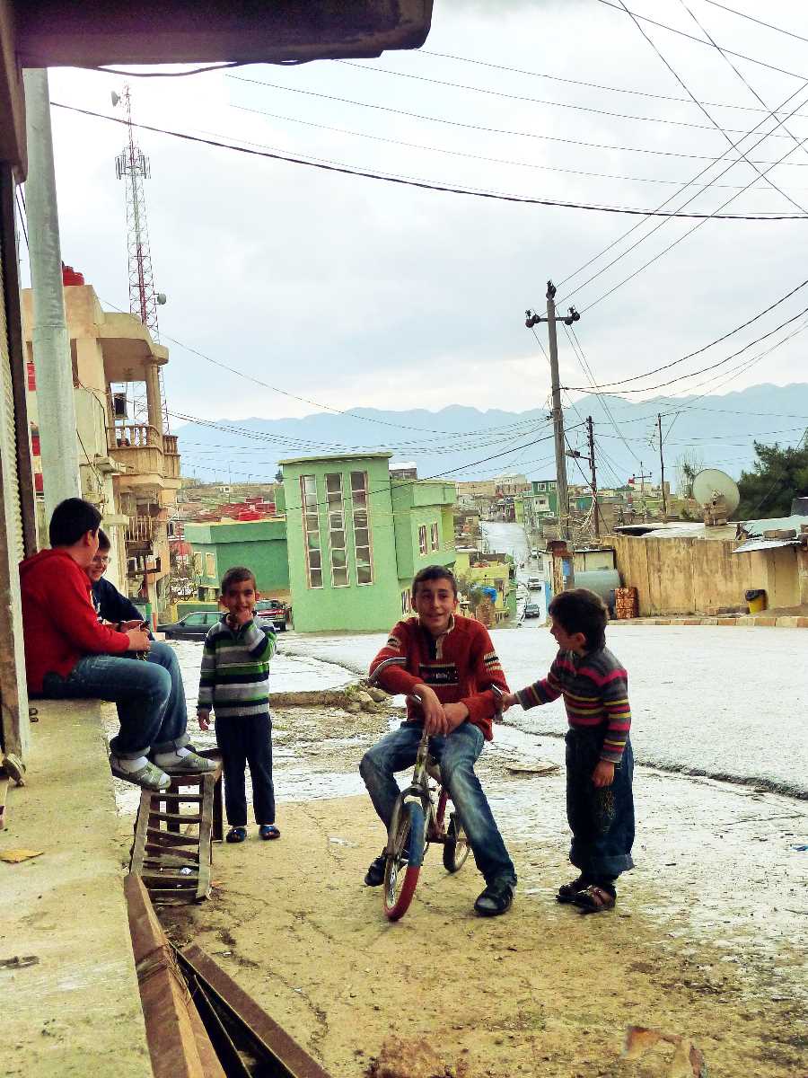 Kids in the Street. Amadiya, Iraq