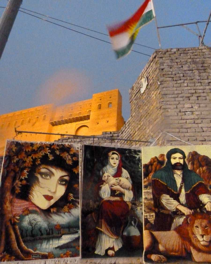 The outer wall of Erbil Citidel, Iraq