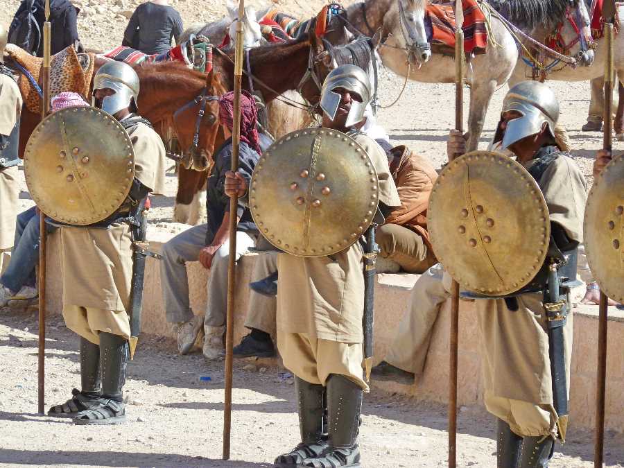 Petra guards have a chat
