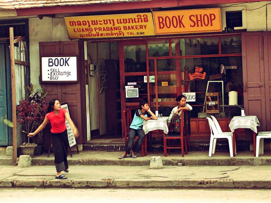 Bookstore Badminton. Luang Prabang, Laos