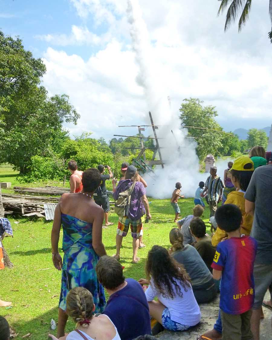A successful rocket launch