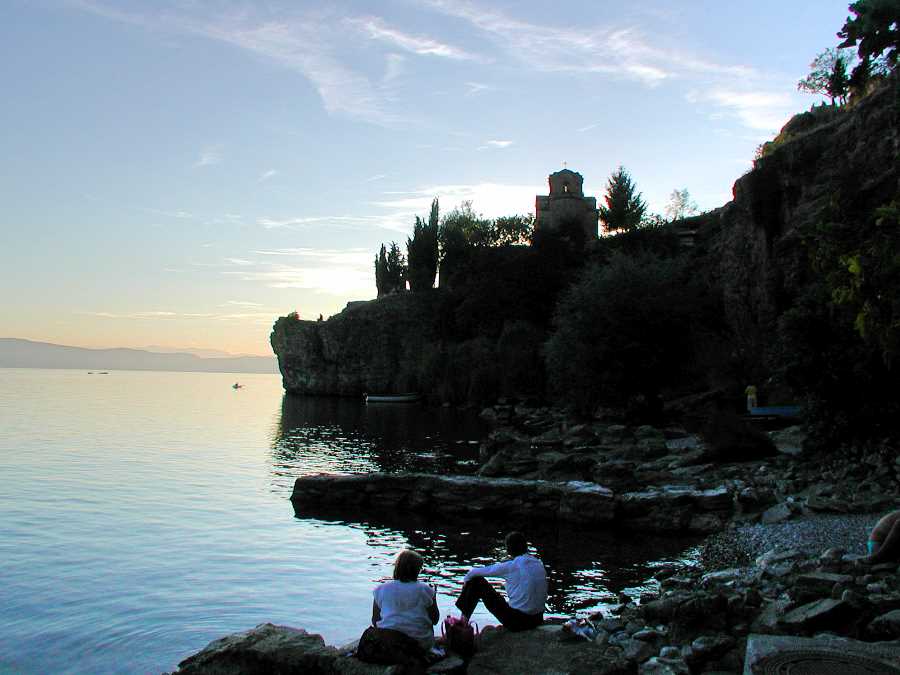 St Jovan Kaneo. Ohrid, Macedonia