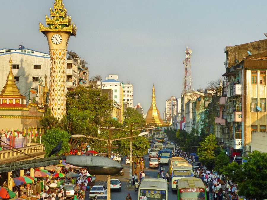 The city is also home to the gilded Shwedagon Pagoda – Myanmar's most sacred and famous Buddhist pagoda