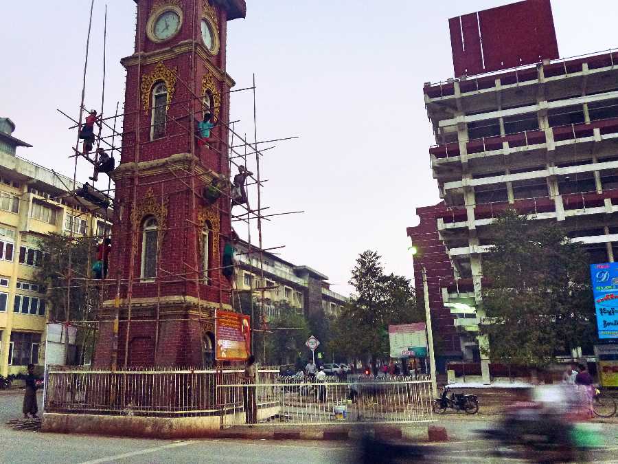 Clock Tower. Mandalay, Myanmar