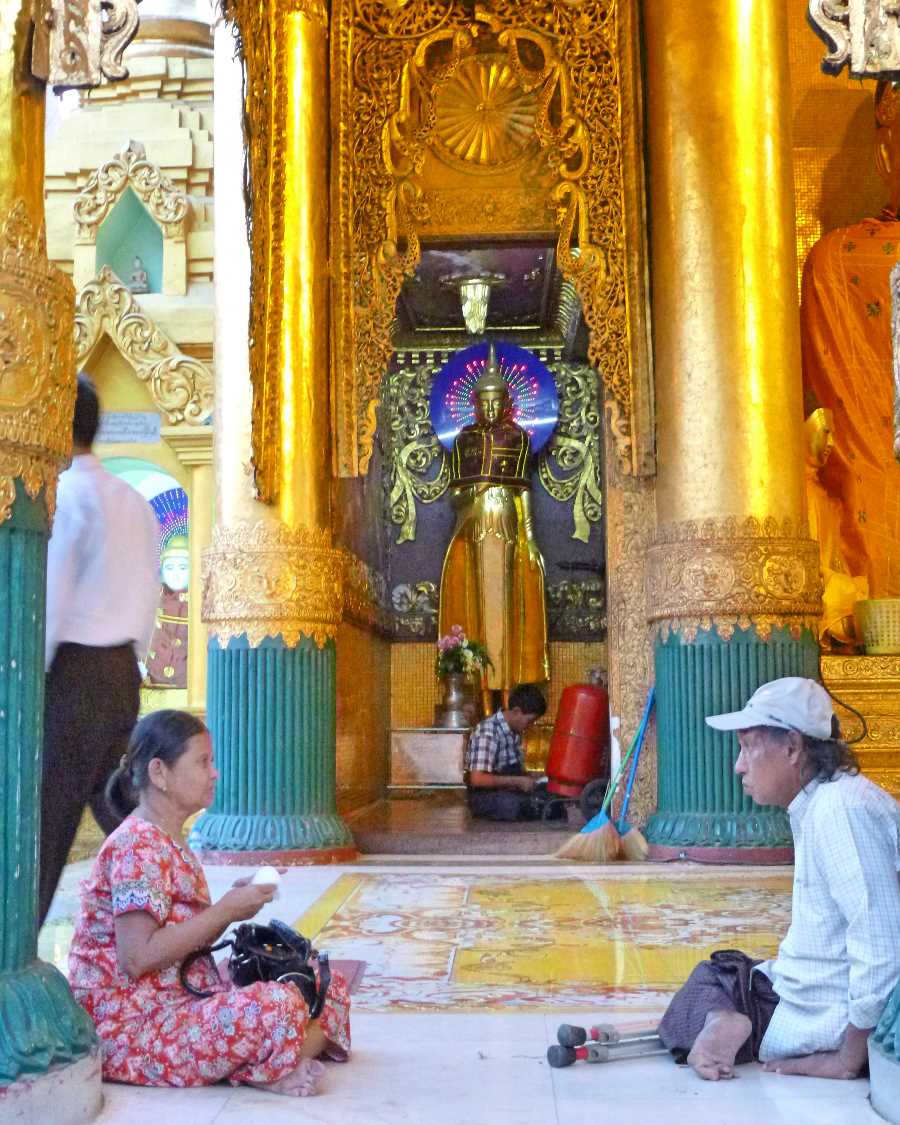 According to tradition, the Shwedagon Pagoda was constructed more than 2,600 years ago, which would make it the oldest Buddhist stupa in the world