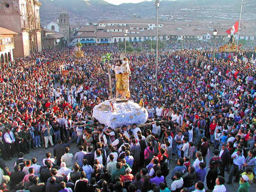 Held in June sixty days after Easter Sunday, the feast in Cusco is particularly popular