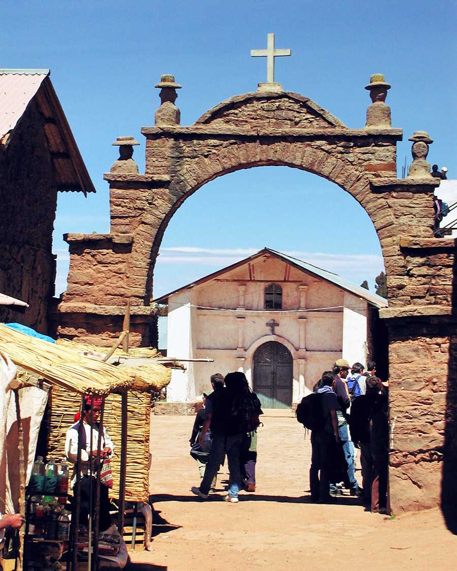 Church. Lake Titicaca, Peru