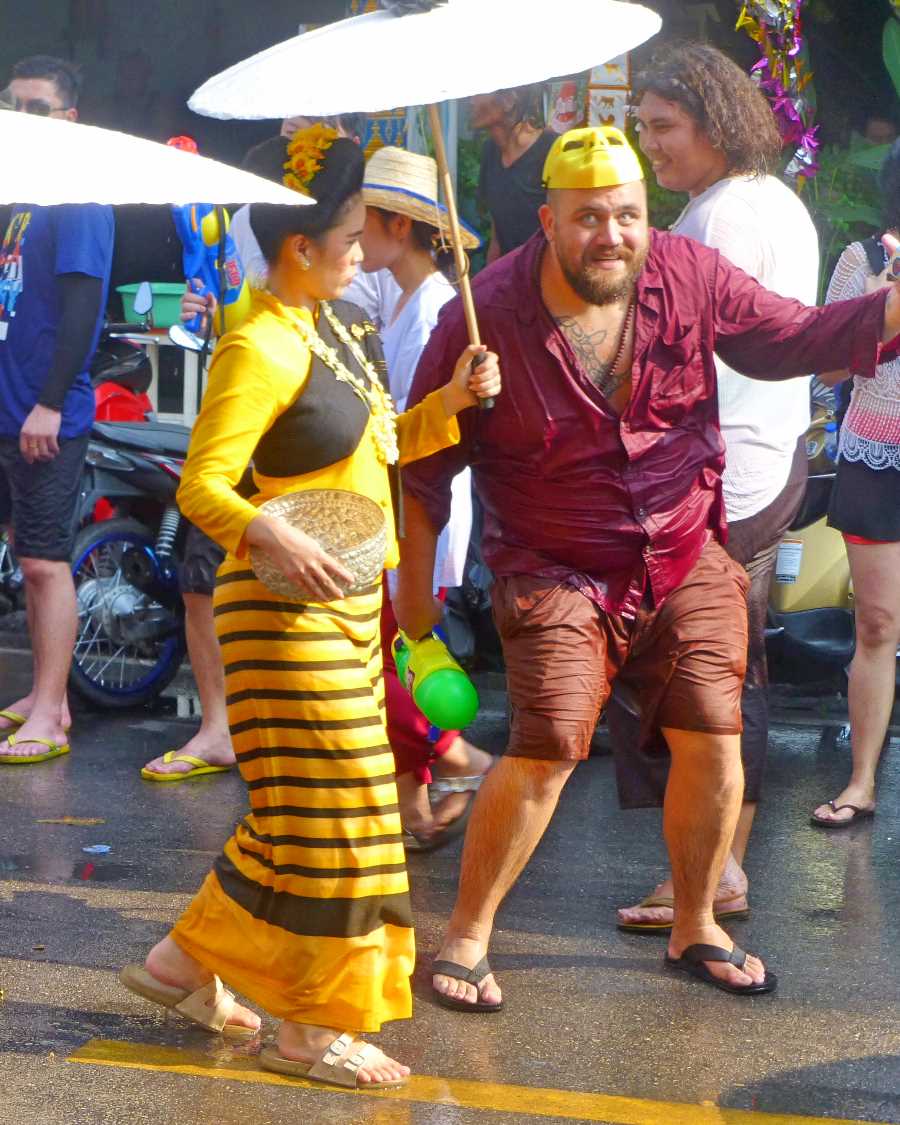 Songkran dates each year are 13th to 15th April