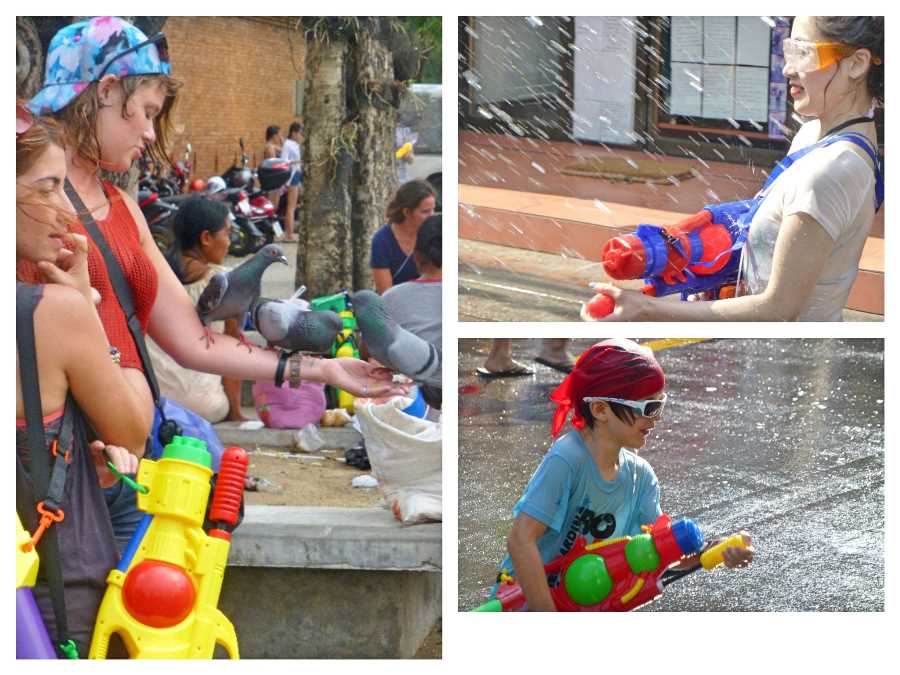Water guns on display