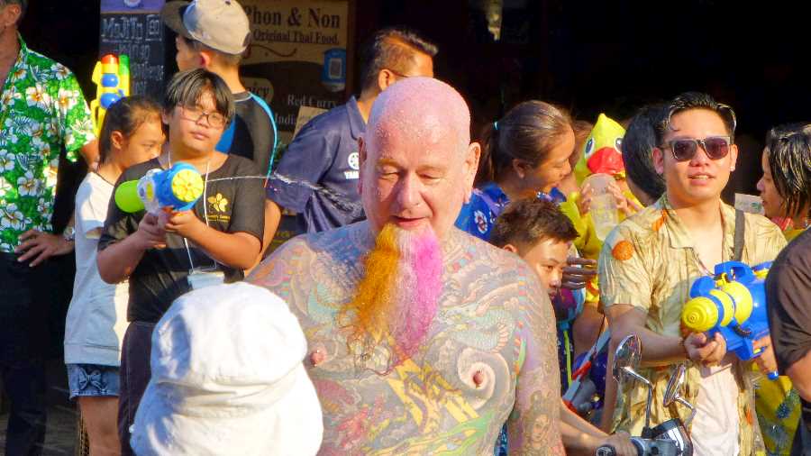 Songkran in Chiang Mai, northern Thailand