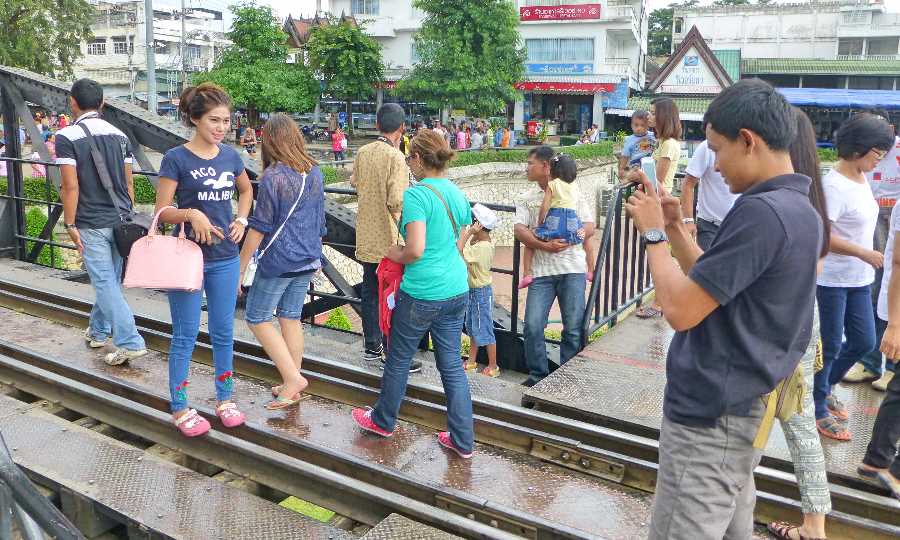 On 24 June 1949, the portion from Kanchanaburi to Nong Pla Duk was finished