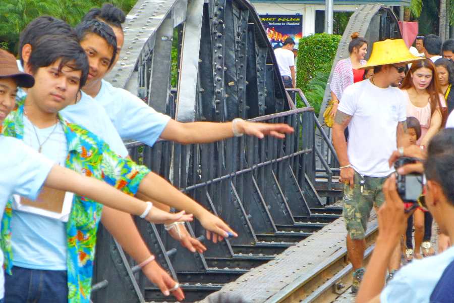 The novel deals with the plight of World War II British prisoners of war forced by the Imperial Japanese Army to build a bridge for the "Death Railway"