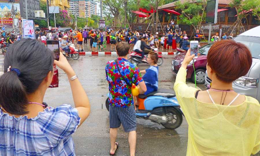 Songkran photography