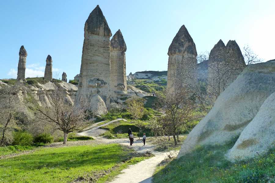 Fairy chimneys and crooked rock formations make Cappadocia famous