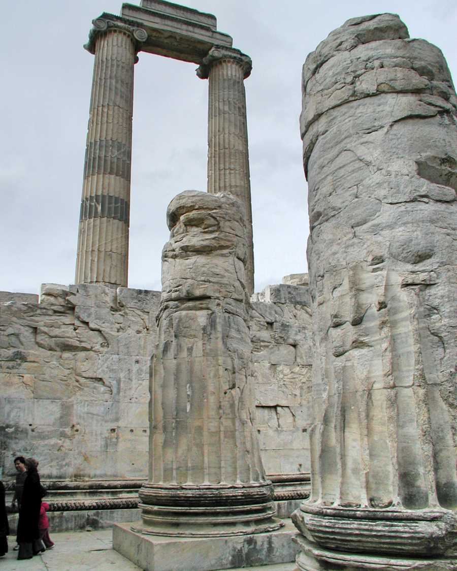 Standing columns of the Apollo Temple