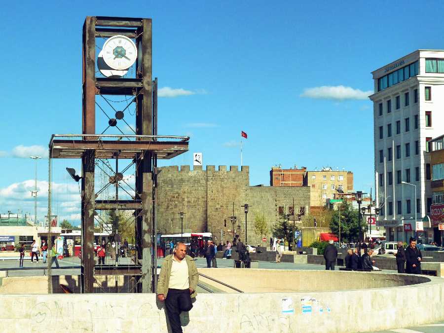 Modern Clock Tower. Diyarbakir, Turkey