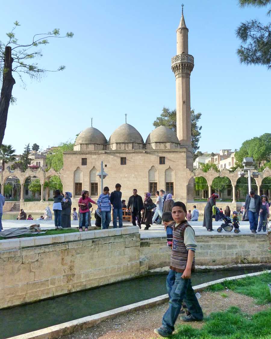 Abraham’s fall from a citadel wall was broken by divine intervention
