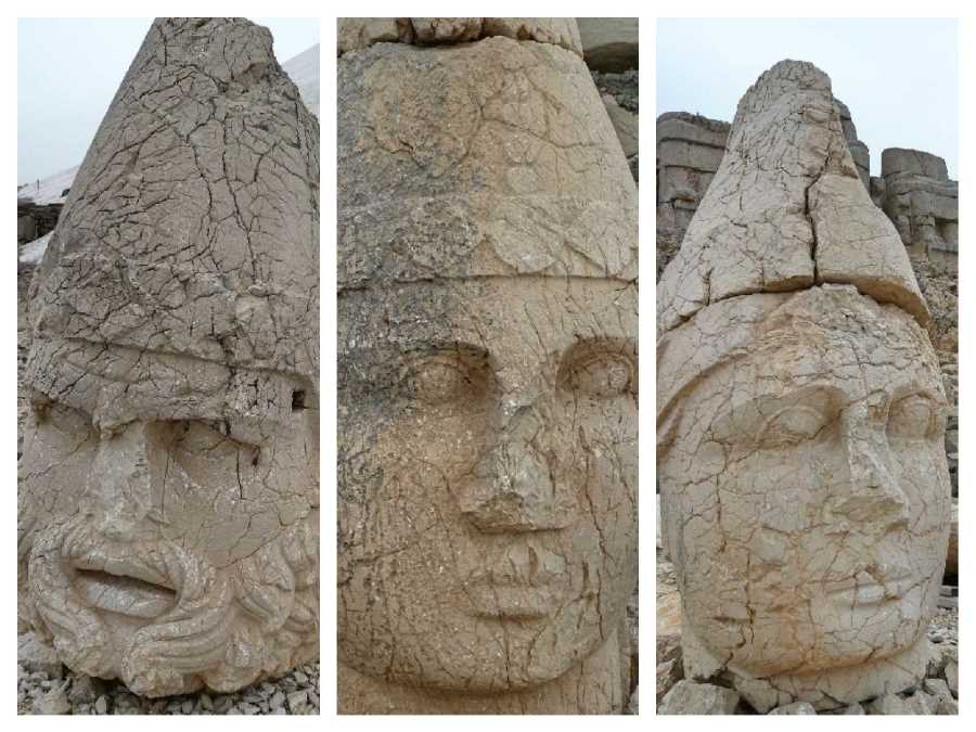 Stone heads on Mt Nemrut