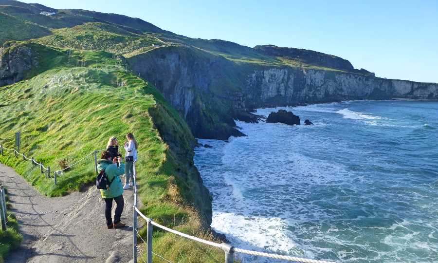 Fishermen wanted to get at the prime fishing spot on the speck of an island that is Carrickarede