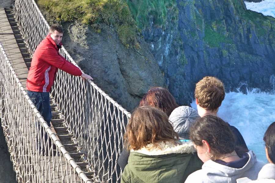 We visited Carrick-a-Rede with Paddywagon Tours