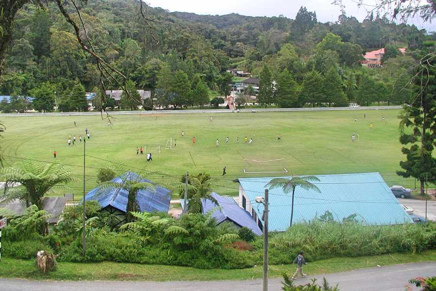 Football pitch in the Cameron Highlands, Malaysia
