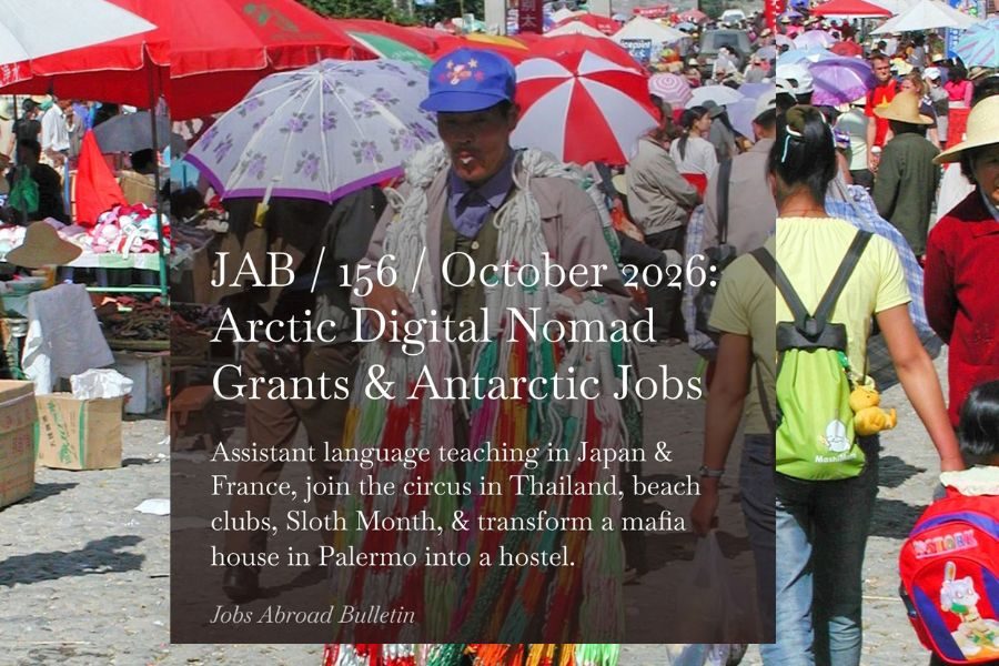 Latest vacancies, ideas and inspiration for working abroad and taking a gap year