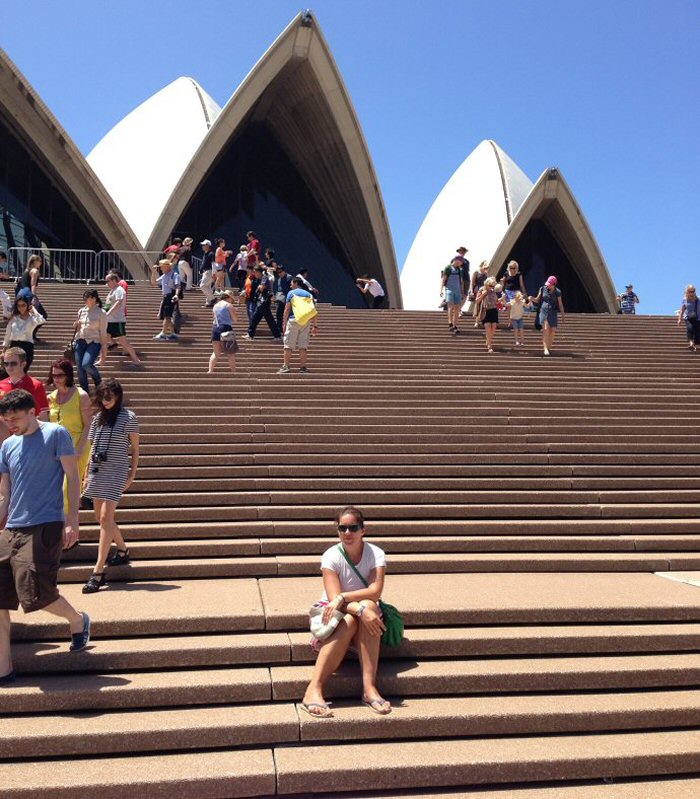 After six months travelling around Southeast Asia and Australia she ended up in New York