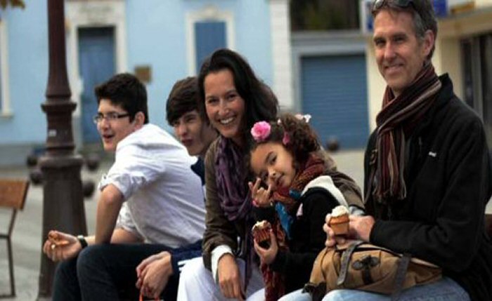 Annie and her family