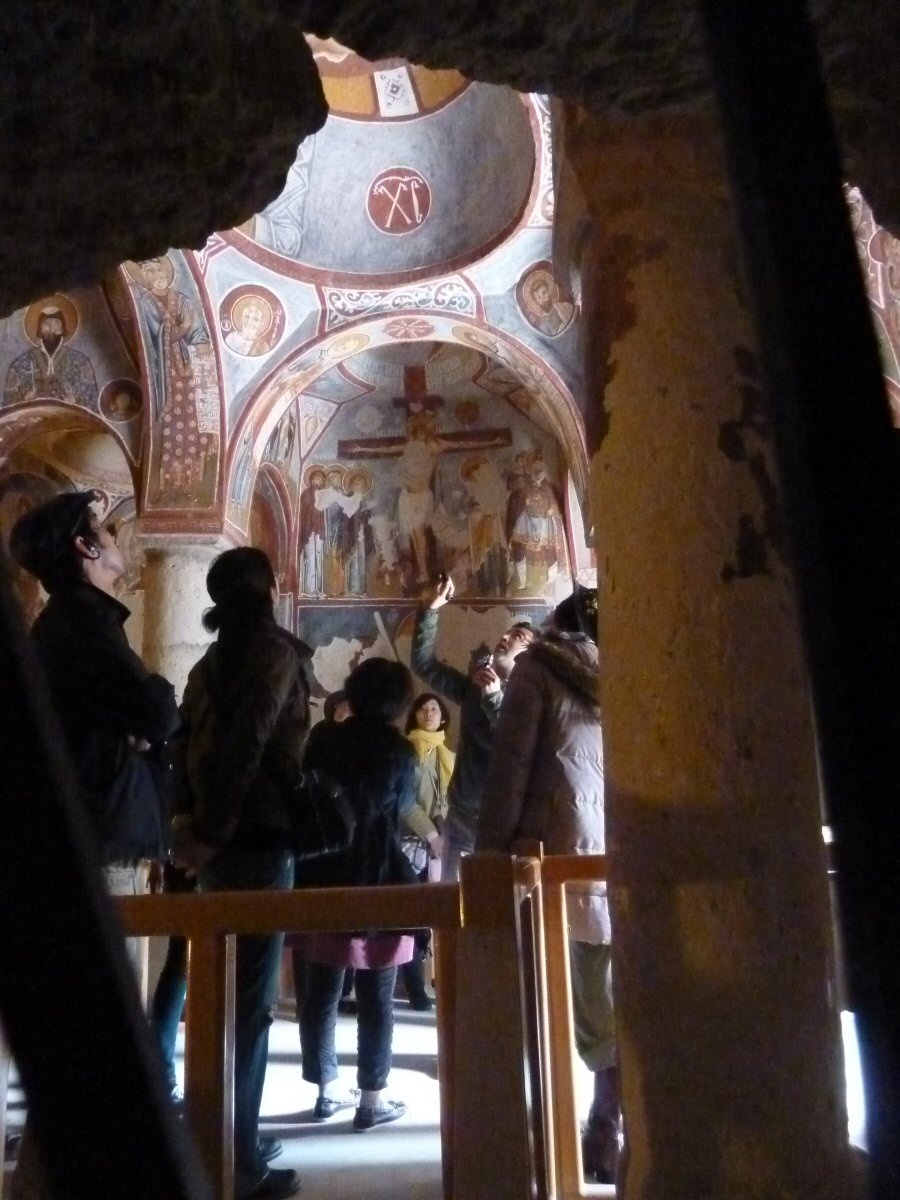 Cappadocia has one thousand year old cave churches and monasteries