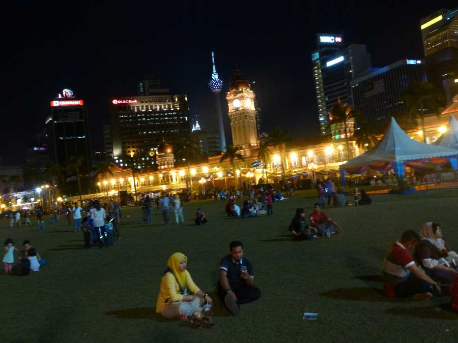 Merdeka Square, where I took these photographs, used to be a cricket pitch during the colonial period