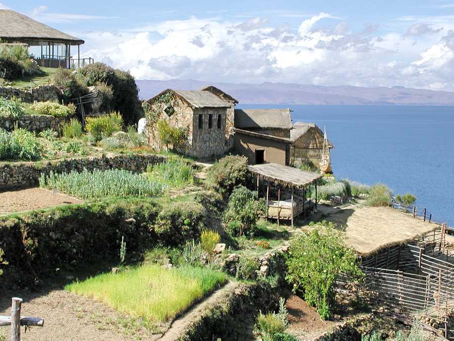 We were rescued by small boys hiking across an island in Lake Titicaca