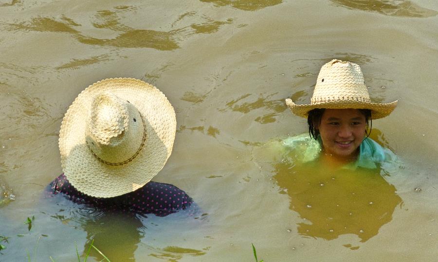 The moat makes Chiang Mai a great place to celebrate Songkran in Thailand
