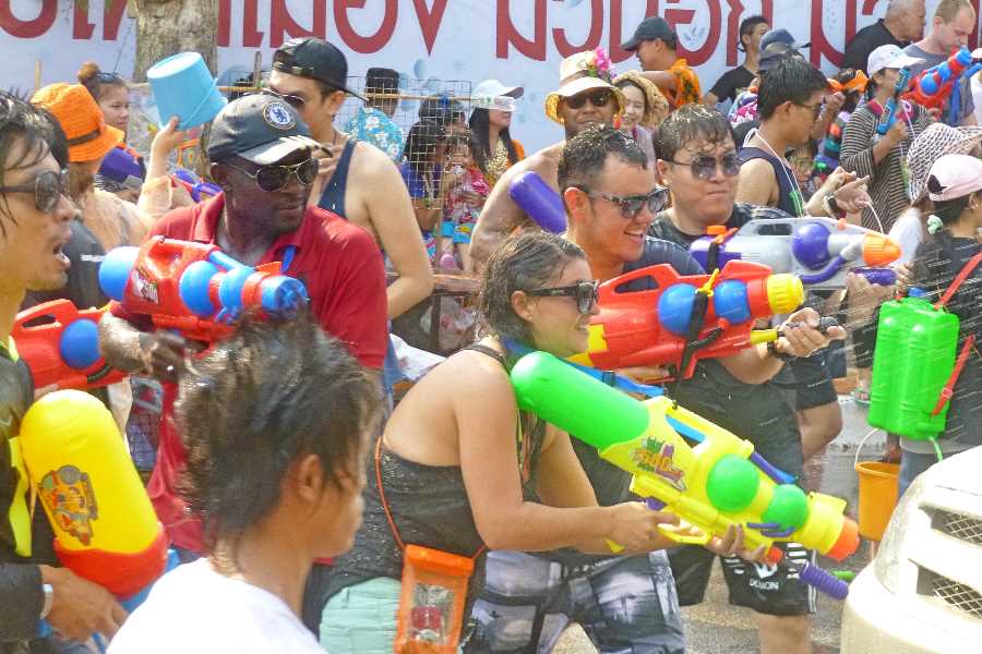 Expect accommodation prices to temporarily rise during Songkran. Booking ahead is advised