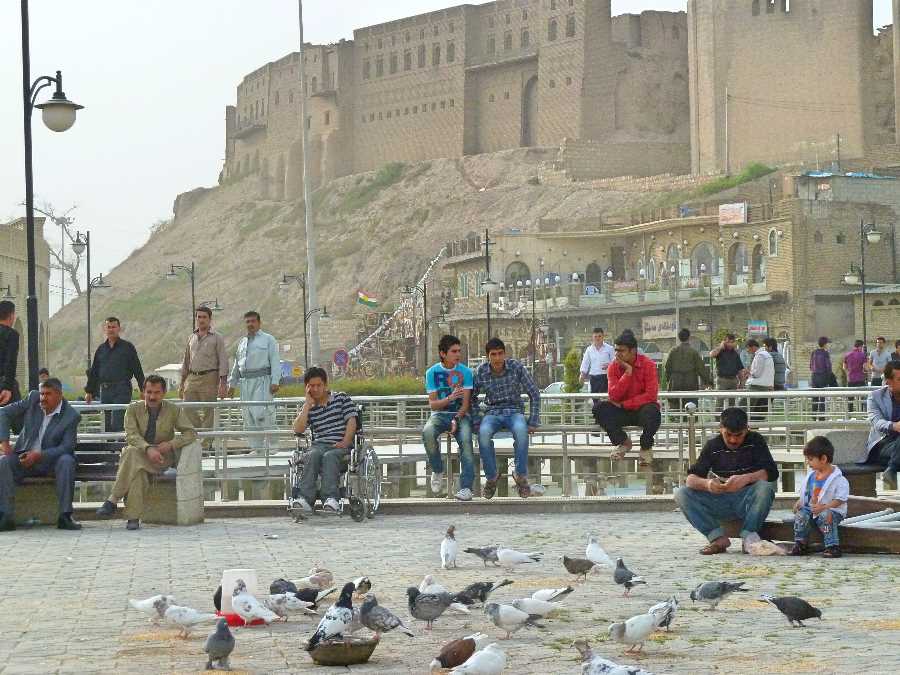 The Citadel, one of the oldest continuously occupied sites in the world, dominates the Iraqi city of Erbil