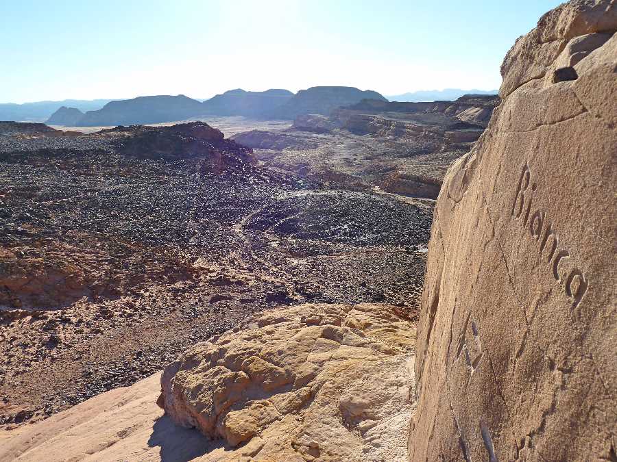 we journeyed to places so remote no one had been there before. Except Bianca.