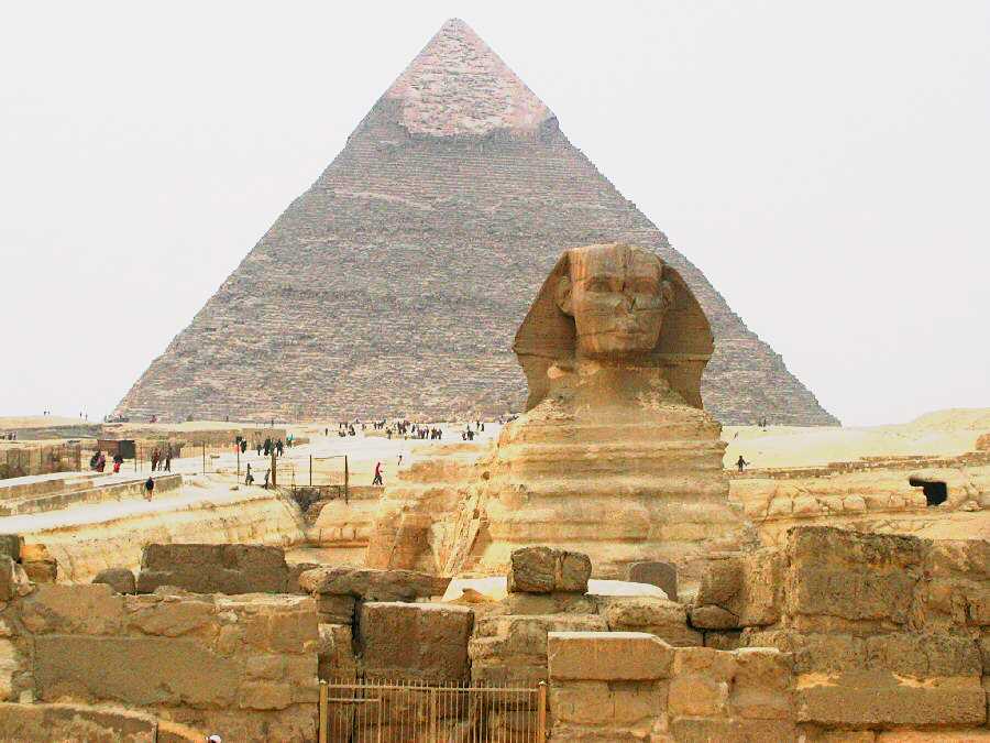 The Pyramids are just on the outskirts of Cairo