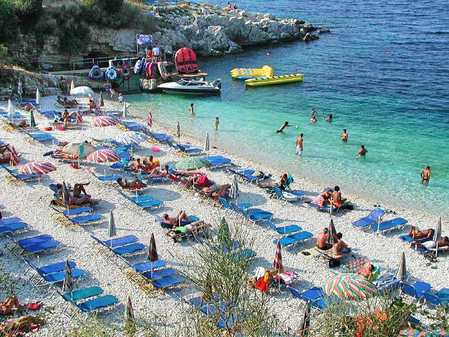 We weren't allowed back into Bulgaria for a while so we stayed in Corfu
