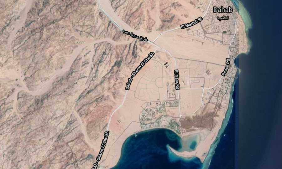 Dahab map